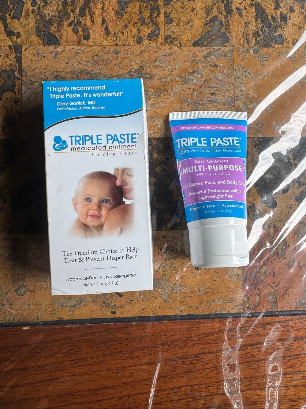 2 Triple Paste Rash Ointments 2oz